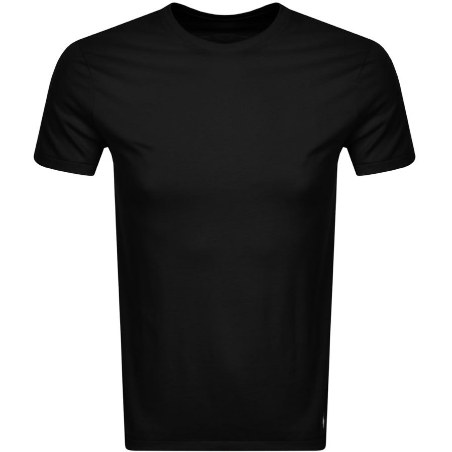 Alternative Image for ProductRalph Lauren 2 Pack Crew Neck T Shirts Black2